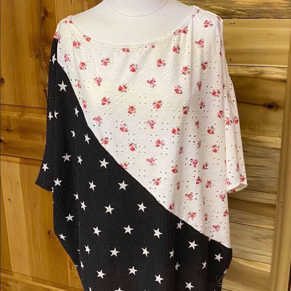Stars and floral plus top